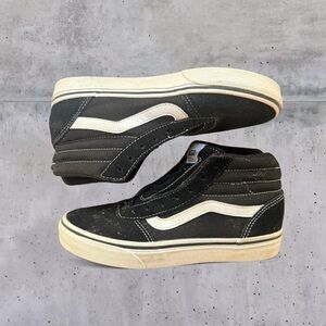 Vans Black and White High-Top Sneakers